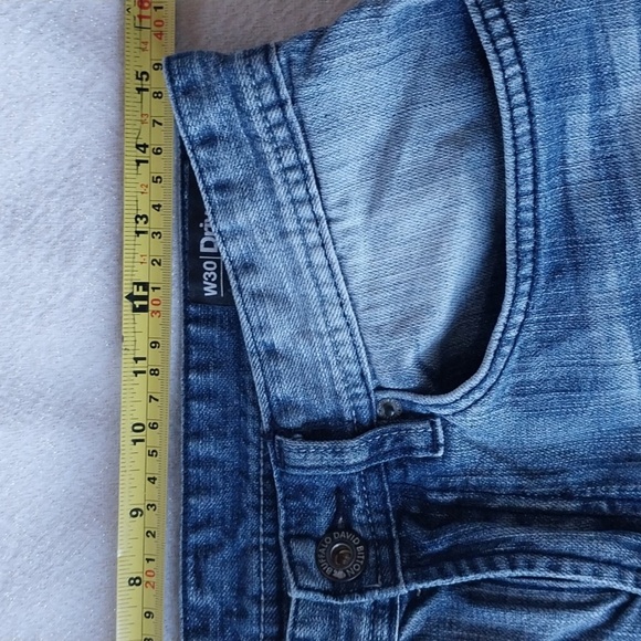 Buffalo David Bitton Blue Wash Straight Stretch Jeans 5-pocket 30x30 - Picture 8 of 10